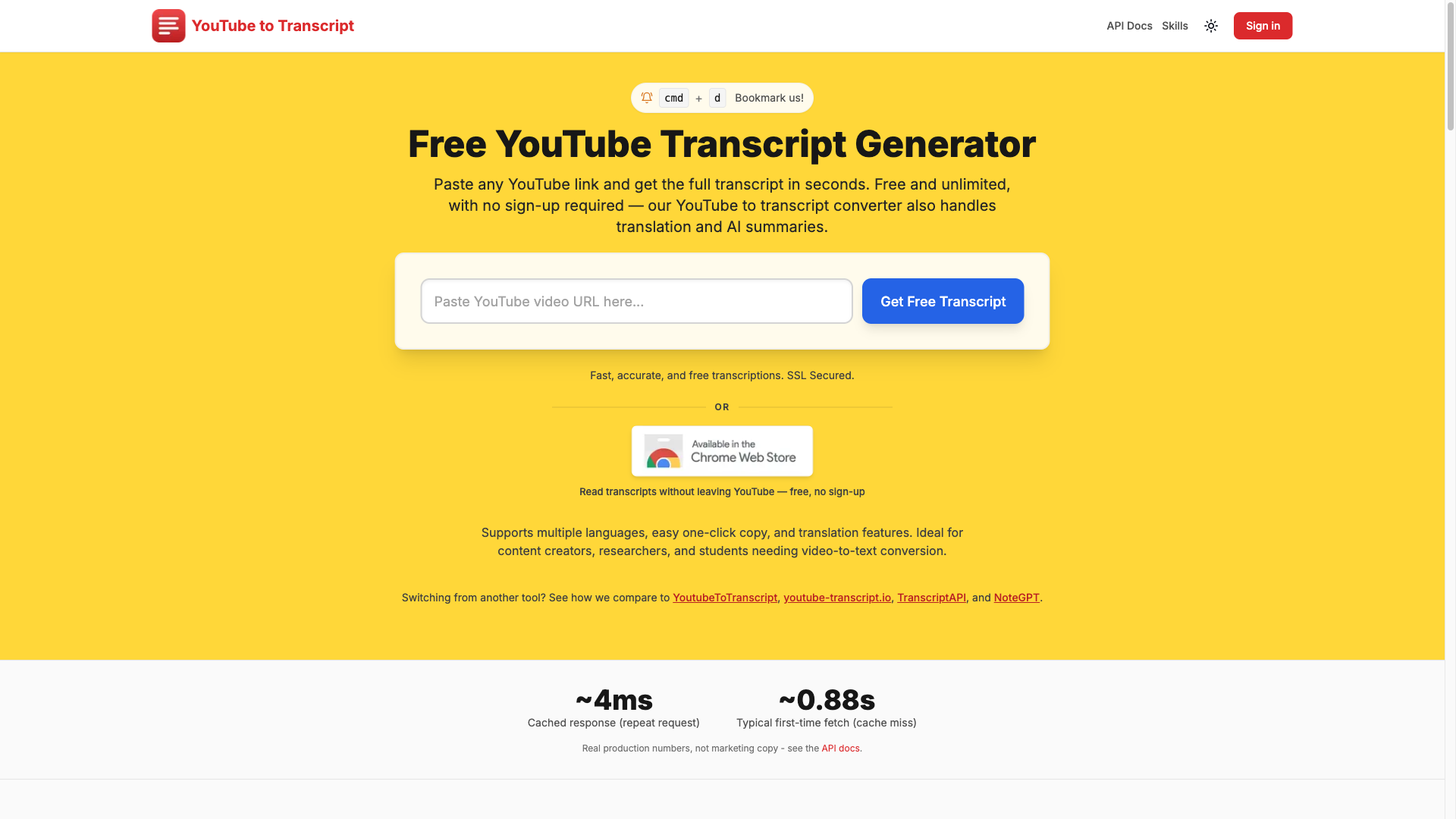 GetYouTubeTranscript