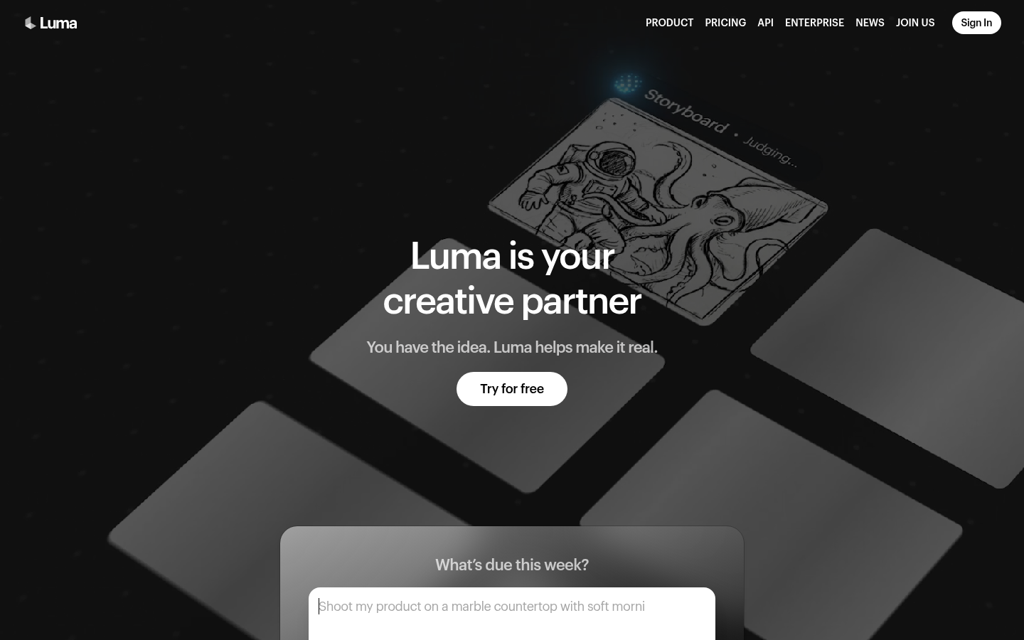 Luma Dream Machine